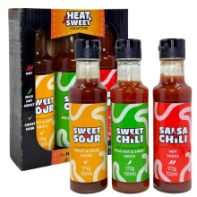 Heat & Sweet Chilli Sauce Gift Set (3 × 150ml)