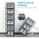 Plastic shoe storage boxes with lids 12-pack 2
