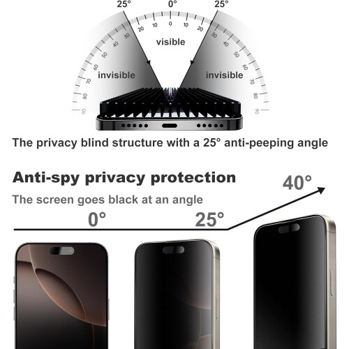 Protector de pantalla mate para iPhone 17 Pro Max (paquete de 2) 1
