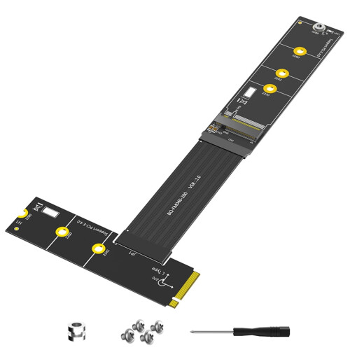M.2PCIe4.0 adapterkábel, 30 cm, 2230–2280 SSD-khez 1