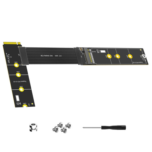 M.2PCIe4.0 adapterkábel, 30 cm, 2230–2280 SSD-khez 2