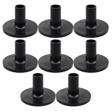 8 Pcs Sleeves Plastic Black Drum Long Sleeves Drum Kit Support Musical Instruments Accessory