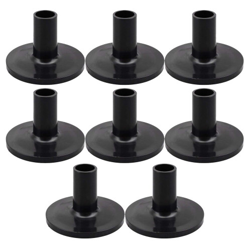 8 Pcs Sleeves Plastic Black Drum Long Sleeves Drum Kit Support Musical Instruments Accessory