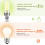 Ampoule E26 type maïs 25 W 6500 K 2500 lm non dimmable, lot de 3 2