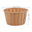 KALLORY Light Brown Paper Cupcake Liners with Rolled Edge Design for Cake Baking Use 50pcs 2