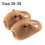 Capybara pluche slippers, warm en antislip voor dames 2