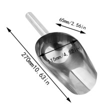 Professional Ice Serving Spoon – Multi-Purpose Stainless Steel Scoop for Bars & Restaurants, Rust-Resistant & Durable, Compatible with Standard Ice