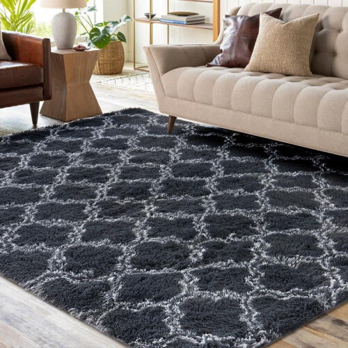 Χαλί από ψεύτικη γούνα Shag Rug, μαλακό πατάκι δαπέδου, 1 τεμάχιο