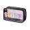 Τσάντες καλλυντικών PVC Clear Chenille Stuff Letter Makeup Bag με φερμουάρ Αδιάβροχη τσάντα 2