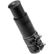 Bike Stem Riser Adjustable Handlebar Extender 5.3 inch Black