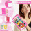 Τσάντες καλλυντικών PVC Clear Chenille Stuff Letter Makeup Bag με φερμουάρ Αδιάβροχη τσάντα 5
