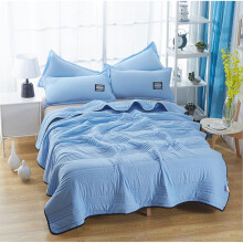 Cooling Quilt, Water-Washed Fabric Air Conditioning Blanket, Solid Color Summer Cool Quilt for Bedroom Home Decor Gift