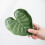 Modern Anthurium Leaf Ceramic Spoon Rest Durable Kitchen Tool Storage White Dishwasher Safe Accessory For Cooking Enthusiasts 3