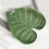 Modern Anthurium Leaf Ceramic Spoon Rest Durable Kitchen Tool Storage White Dishwasher Safe Accessory For Cooking Enthusiasts 4