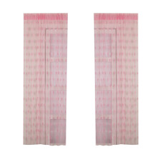 Rideau moderne en voile transparent, rideau de porte style champêtre frais, rideau à œillets filtrant la lumière pour la décoration du salon, de