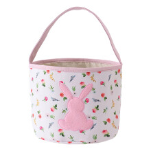 cestino a forma di coniglio pasquale, secchiello a forma di coniglio per uova, caramelle e regali – 23 cm – Compatibile con le decorazioni