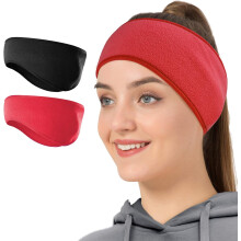 Winter Fleece Ear Warmers Muffs Headband for Men Women Kids Ski Running Cycling