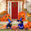 Τσάντες γκαζόν με κολοκύθες για το Halloween12 τεμάχια5 σχέδια 4