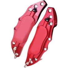 Strong Strength Aluminum Brake Caliper Covers Safe Stable Upgrades Vehicle Brakes Calipers Cover General Fit for Wheels