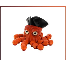 1 pulpo pirata articulado impreso en 3D con articulaciones móviles, original decoración creativa para escritorio o habitación, ideal como regalo