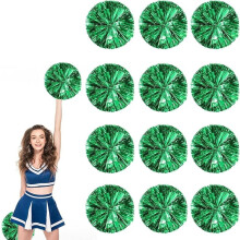 12 pon pon metallici da cheerleader da 25 cm