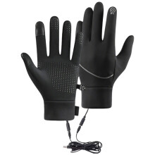 Heated USB Hand Warmer Mittens, Touchscreen-Compatible | For Cycling, Running, Skiing, Gym, Weight Lifting, Exercise – Compatible with USB