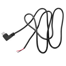 USB C til 2-pinners strømledning med bar ledning 22AWG