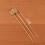 Cocktail Sticks Fruit Picks Light Brown for Drinks, 100 Picks for Appetizers 2