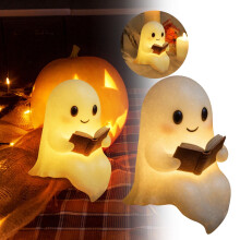 Luz noturna de fantasma de Halloween para decoração de interiores