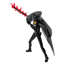 Figura de acción de Bad Elements con armas y capa de 5,1 pulgadas.