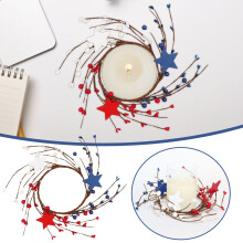 Independence Day Red White Blue Festival Desktop Centerpiece