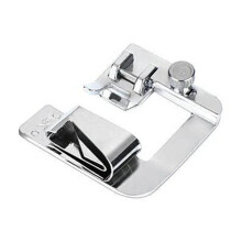 Sewing Machine Crimping Presser Foot – Multifunctional, No Marking/Pinning/Pressing, Fits Quilting Cotton/Silk/Broadcloth, Easy Fold Finish, 1pc