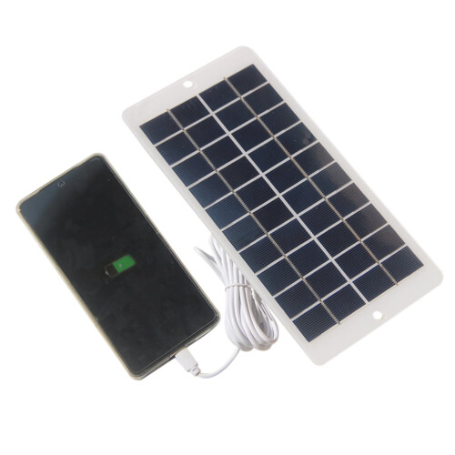 Solar Panel 4.5W 5V Small Solar Panel for Security Camera Phone Solar Charger 2