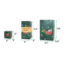Kerstcadeauverpakking, opvouwbare, stuiterende spaarpot (1 stuk)