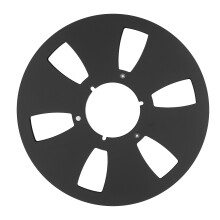 Anti Bending Empty Tape Reel Classic Design Wear Resistant Universal Opening Low Noise Aluminum Alloy Sound Quality Restoration Tape Recorder6Hole