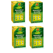 Set 4x COMPO Gazon Onkruidverdelger Concentraat 400ml – Tegen Onkruid