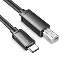 Cabo de impressora USB-C para USB-B de 1,5 m