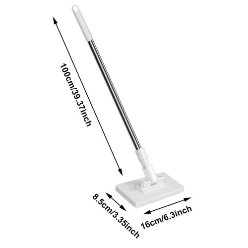 Handsfree microvezel vloermop met 8 herbruikbare pads. 2