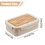 Bento Lunch Box – 2 scomparti, a prova di perdite, 3