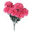 Künstliche Nelken, Seidenblumen, Dunkelrosa, 7er-Pack 1