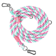 Dog Leash 7 FT Lead Comfortable Rainbow Dog Leash for Medium Dogs