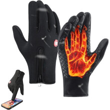 Thermohandschuhe, wasserdicht, winddicht, rutschfest, Touchscreen-kompatibel