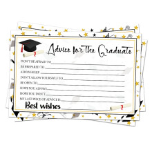 Cartes de conseils pour la remise des diplômes (6 x 4 pouces, 16 ou 24 pièces)