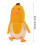 Pluche bananeneendje, geel, 24,3 cm 2