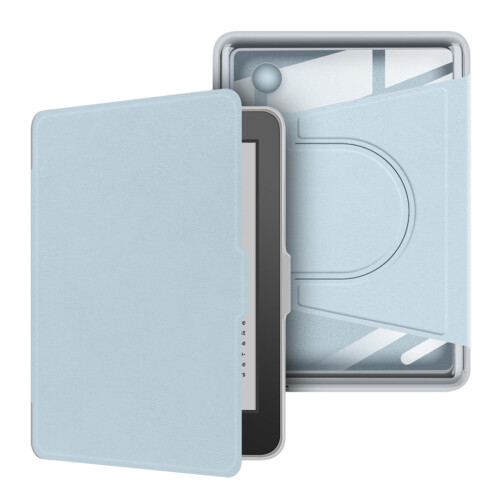 Custodia divisa per e-reader Color6 pollici, sottile, trasparente e resistente ai graffi.