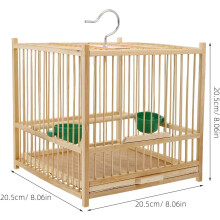 Bird Cage for Small Parrots with Hanging Hook & Tray - Retro Design for Lovebirds & Cockatiels