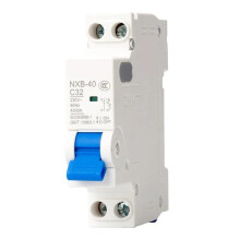 Switch NXB-40 1P + N C10/C16/C20/C25/C32/C40 Household Residual Current Circuit breaker Replace