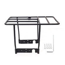 Electric Scooter Rear Rack Scooter Rear Wheel Thicken Cargo Shelf Storage Rack Replacement Rear Luggage Rack Enduring