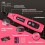 Cordless Rotary Tool Kit 3.7V with 43 Accessories Pink 2