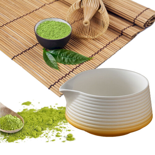 Παραδοσιακό Ιαπωνικό Μπολ Matcha – Χειροποίητο Κεραμικό 500ml με Στόμιο, Κατάλληλο 2